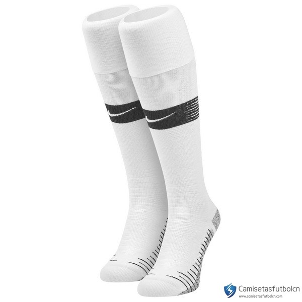 Calcetines Francia Segunda equipo 2018 Blanco